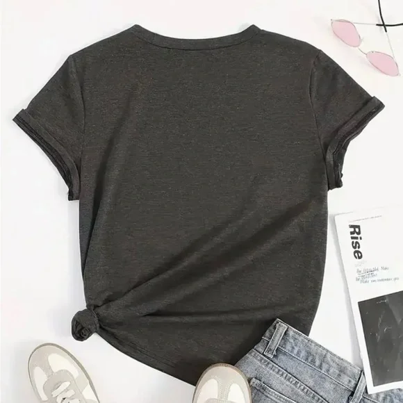 Women’s Thankful, Grateful and Blessed Graphic T-Shirt NIP - Picture 3 of 6